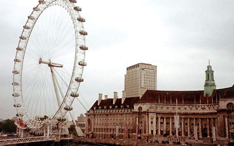 The London Eye, created for the millennium and now London’s top tourist attraction, towers amid a newly developed area of museums, a river cruise and eateries. Several London Tube lines have stops within a five-minute walk of the Eye, and most sight-seeing buses stop there.