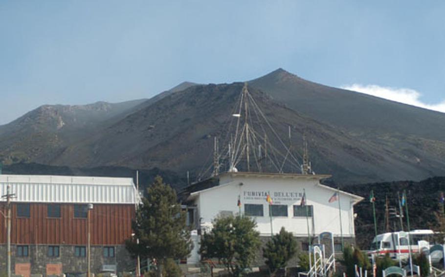 Rifugio Sapienza used to be a ski resort until a 2001 eruption destroyed some of its buildings and ski lift towers. Now it serves as the base camp for hiking or vehicle tours of Etna.