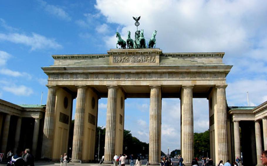 The Brandenburg Gate is an essential sight for new visitors to Berlin, young and old.