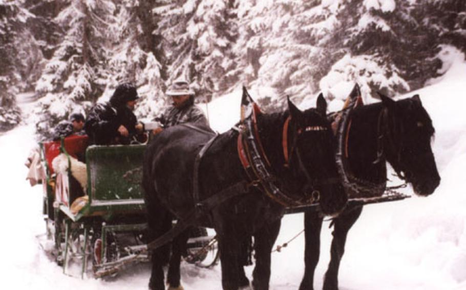 At the Carinthia resort of Katschberg, a sleigh ride through the woods to the Pritzhütte is a unique adventure with good food, drink and fun awaiting at the mountain hut.
