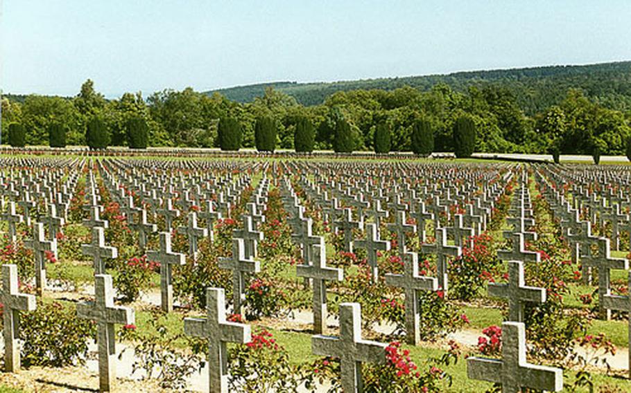 More than 16,000 German and French soldiers are interned under markets in the Douaumont Ossuary, near the area in Verdun, France, where 120,000 Americans died and French and German troops sustained 700,000 casualties during World War I.