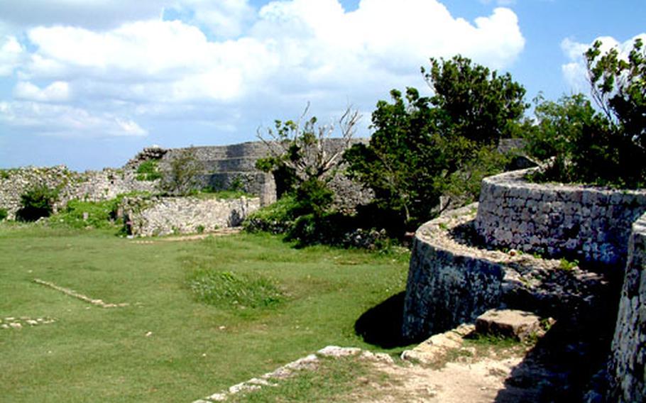 A view of one of Nakagusuku Castle’s six citadels. The castle ruins date back to the 1400s.