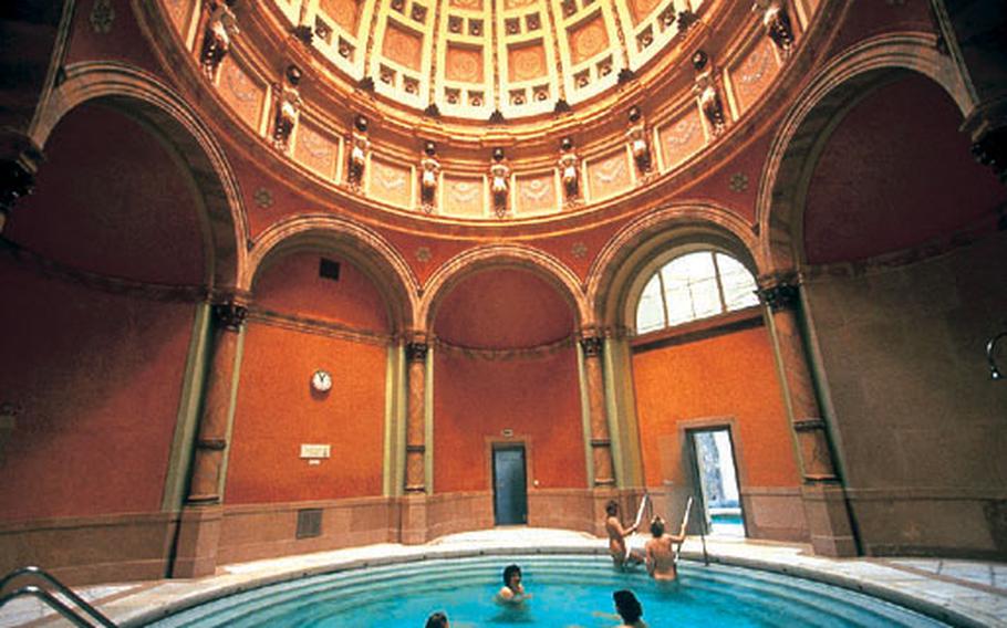 At the Friedrichsbad bath house in Baden-Baden, the only swimwear required is your birthday suit.