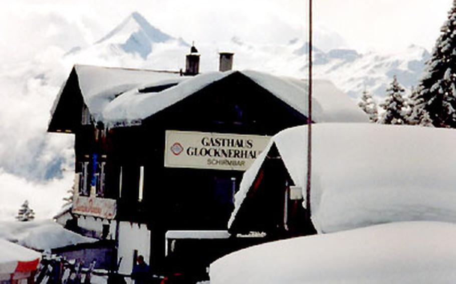 Zell am See offers cozy mountain huts along its blue, red and black runs down the slopes.