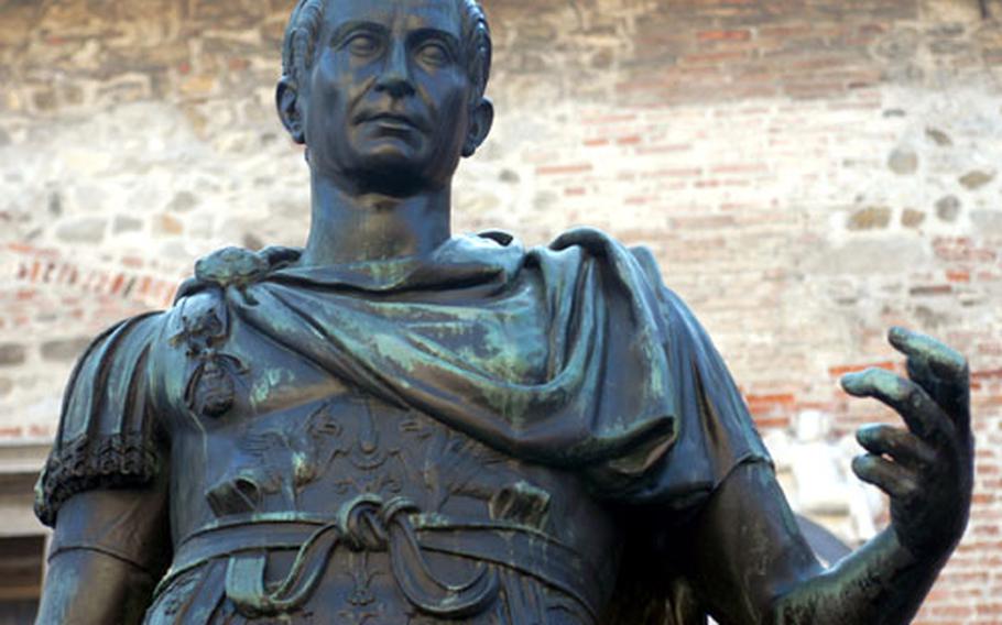 A statue of Julius Caesar, who supposedly founded the city, stands in the center of Cividale.