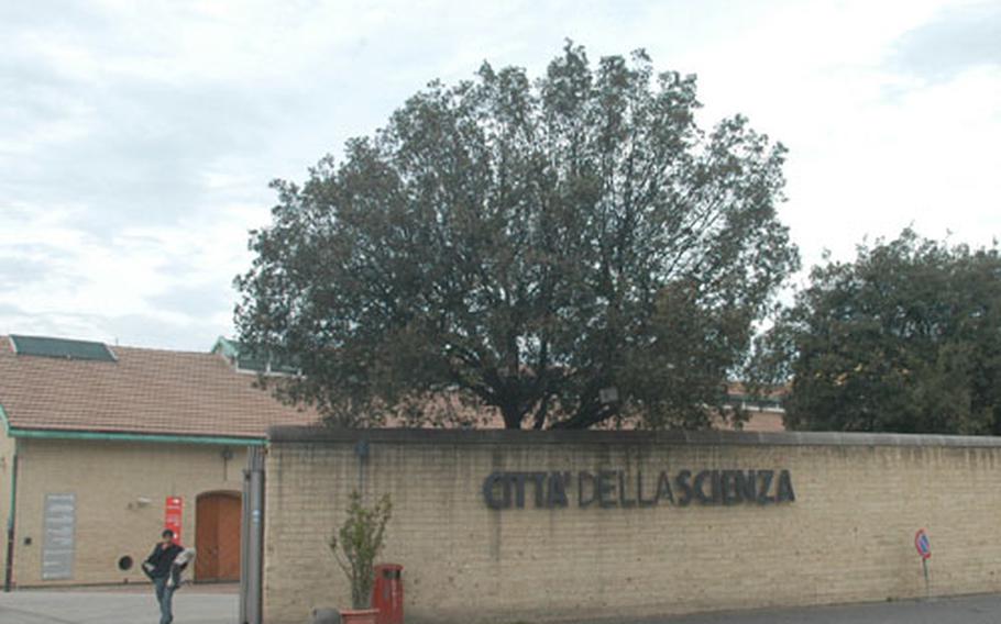 The Citta&#39; della Scienza is located in an old fertilizer factory along the Bagnoli waterfront in Naples, Italy.