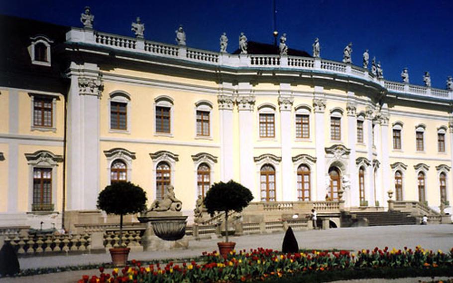 Ludwigsburg is the largest preserved Baroque residence in Germany. It was not bombed during World War II and is completely furnished.