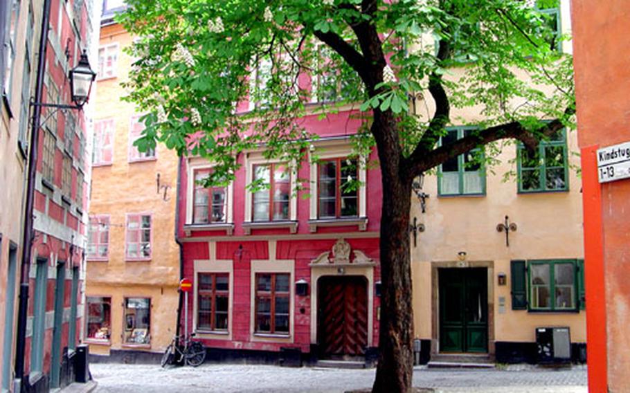 A Stockholm street scene.