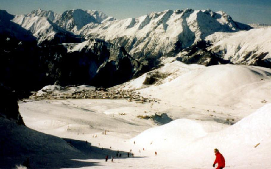 Alpe d’Huez, France, boasts 146 miles of ski slopes served by 87 lifts. No need to worry about crowds on the ski mountain.