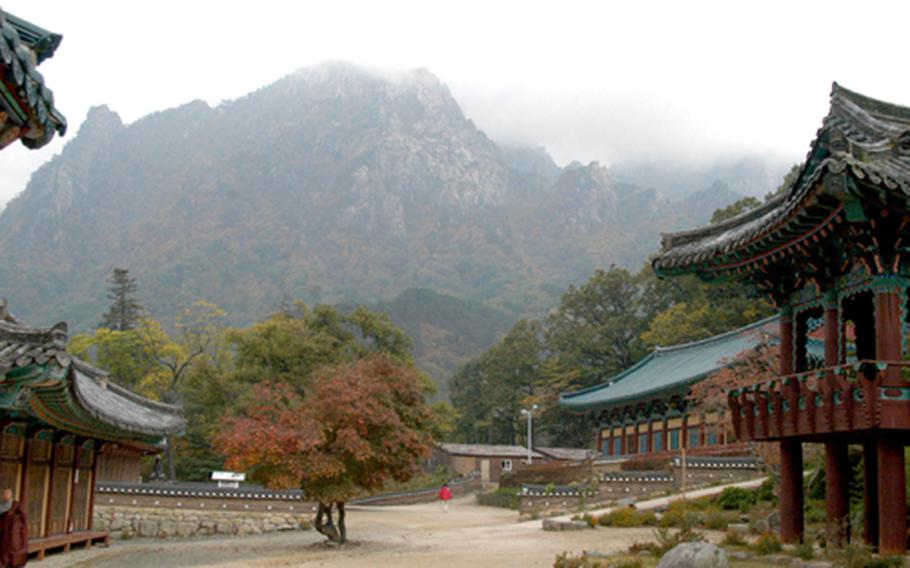 This temple just inside the entrance to Soraksan National Park is one of many found on the valley floor.