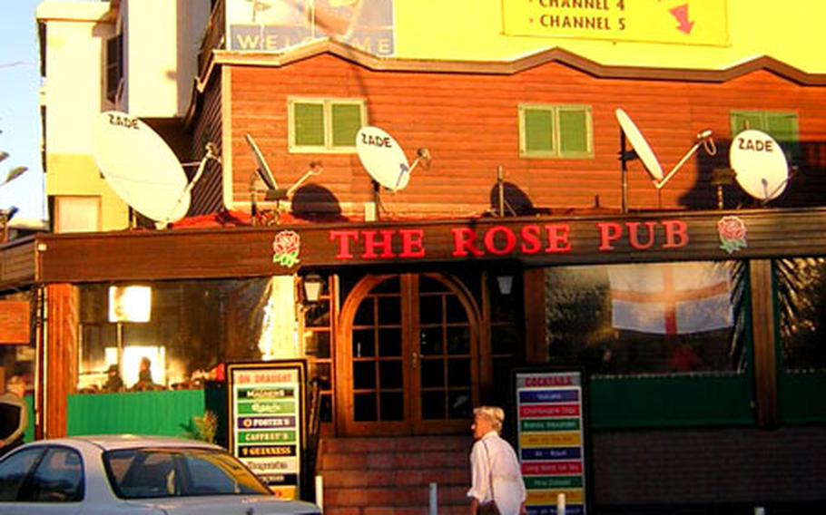 The Rose Pub is many of the bars offering imported beers and large-screen televisions turned to British sports. A pint of Guinness costs 2.50 Cyprus pounds, about $6.