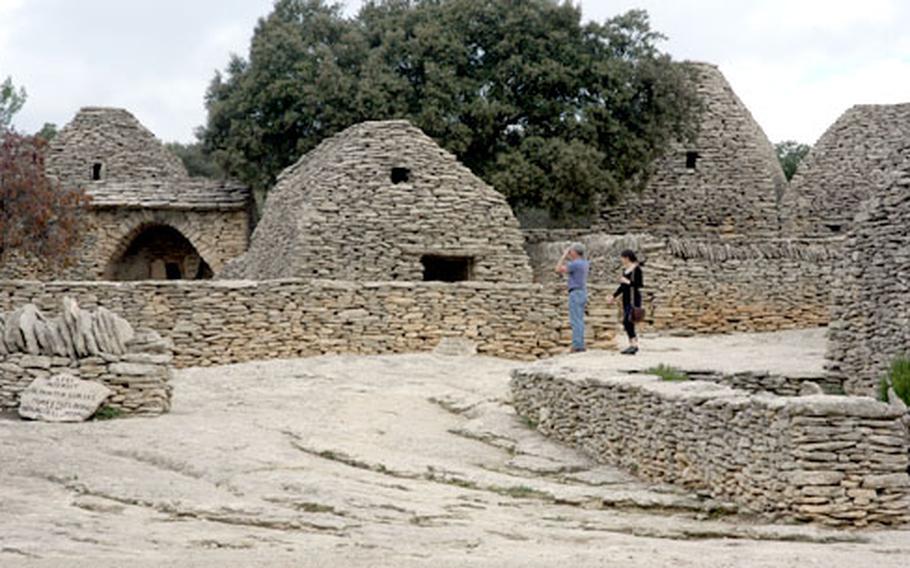 Dry-stone huts, called bories, are a familiar sight in the Luberon. First built in the Iron Age, these at Village des Bories are between 200 and 500 years old. They were abandoned about 150 years ago when the last inhabitants moved to Gordes.