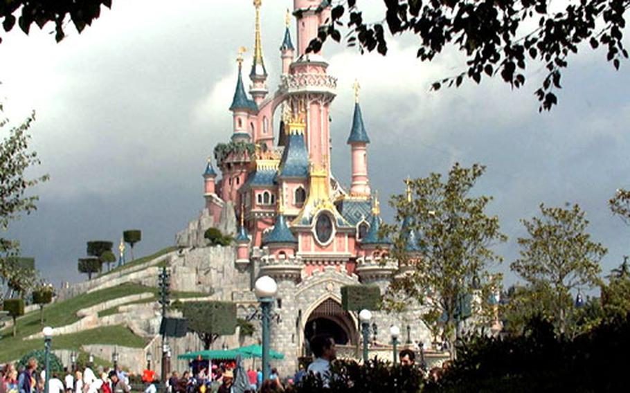 Sleeping Beauty&#39;s Castle is probably Disneyland Paris&#39; most prominent and recognizable attraction. The castle offers shops on the ground floor and great views of the park from the upper levels.