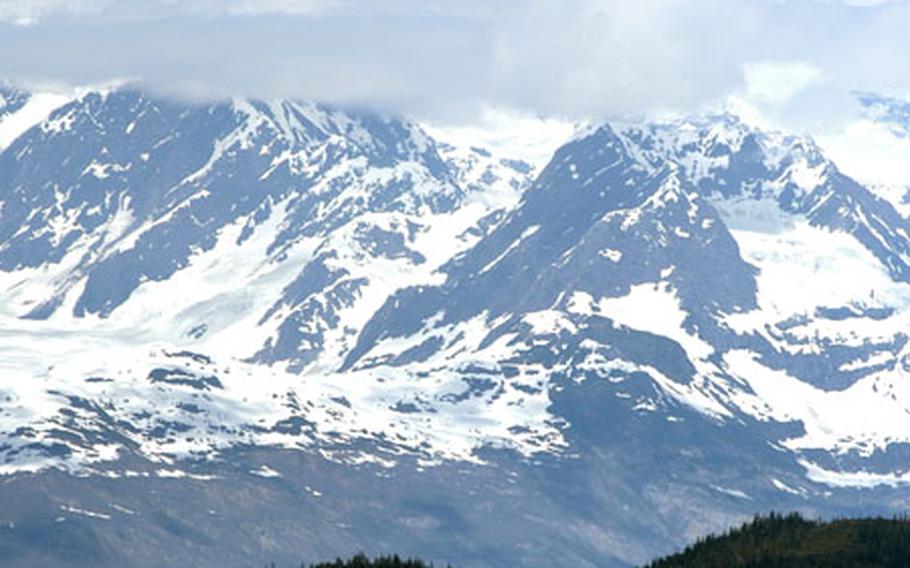 Snow-capped mountains and ice floes were part of the scenery on the Columbia Glacier cruise from Valdez, Alaska.