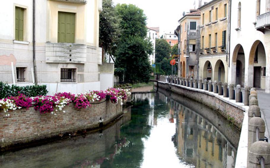 Italian police on Thursday, March 30, 2017, searched 12 sites in Venice's center, Mestre and nearby Treviso (pictured).