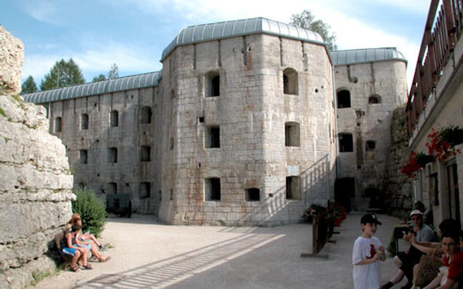 The casemate housed Fort Belvedere’s command and logistical operations as well as its garrison. Now it is a museum devoted to World War I.