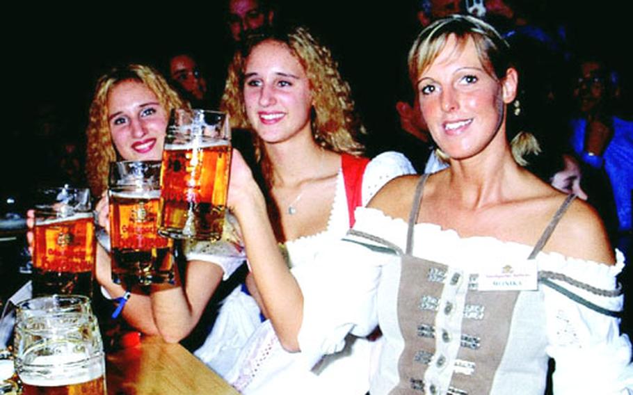 The Canstatter Volkfest features five huge beer tents with live music, 1-liter mugs of Stuttgart-made brew and thousands of revelers.