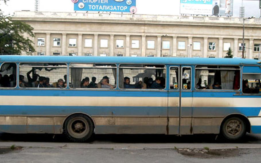 Public transportation in Sofia, like the city itself, is more functional than beautiful.