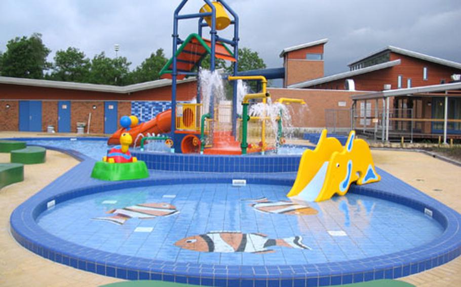 Among the facilities frequently found at bungalow parks or children&#39;s pools, such as this one at Het Land van Bartje in Ees, the Netherlands.