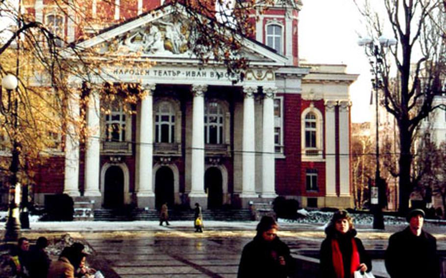 A theater named after Bulgaria’s famous novelist and playwright, Ivan Vasov, is located in the city’s pleasant park.