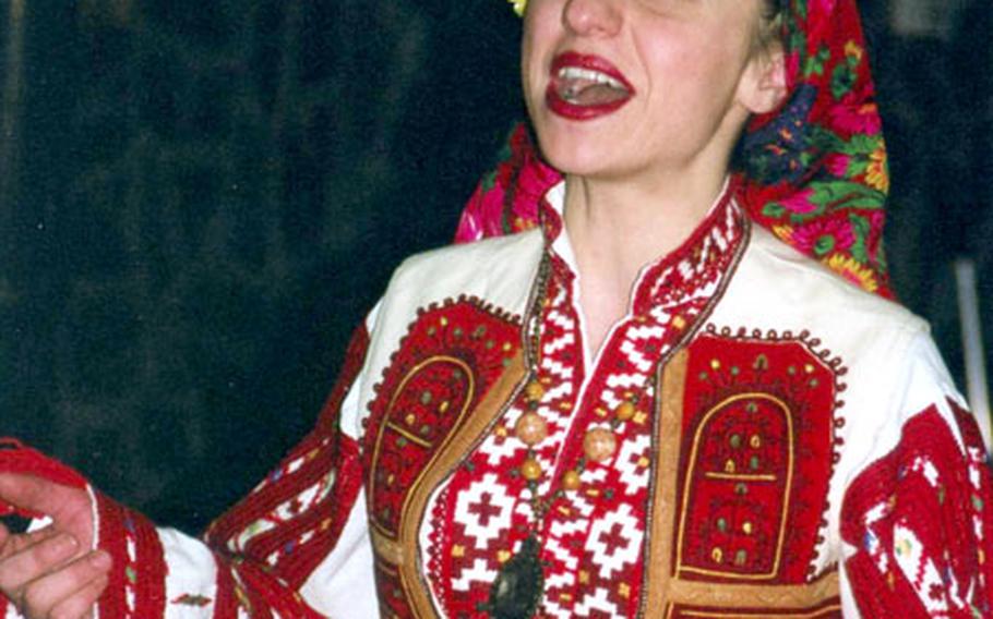 Folklore performances are part of the tasting program at Plovdiv, Bulgaria’s, Todoroff wine cellar.