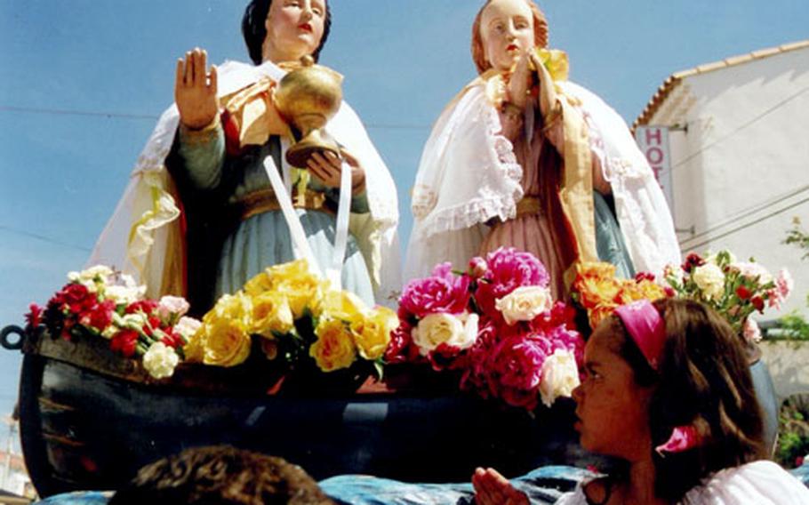 May 25 is the day to honor the “Maries,” Mary Jacobe and Mary Salome, whose statues are carried through the town in a parade.