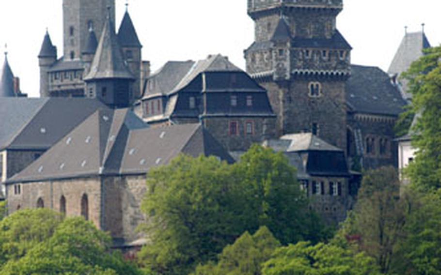 Schloss Braunfels dominates the surrounding landscape. Tours in English are available.