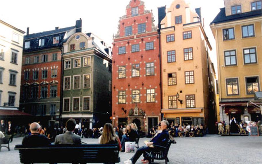 Stortorget, the main square in Stockholm’s old town, Gamla Stan, is a popular, lively place.