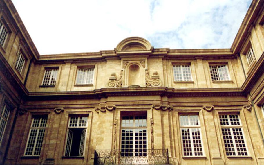 The honey-colored stone from the quarry at Bibémus, a favorite Cézanne haunt, was prized by architects in the 17th and 18th centuries. They used it to build the graceful mansions in the Quartier Mazarin.