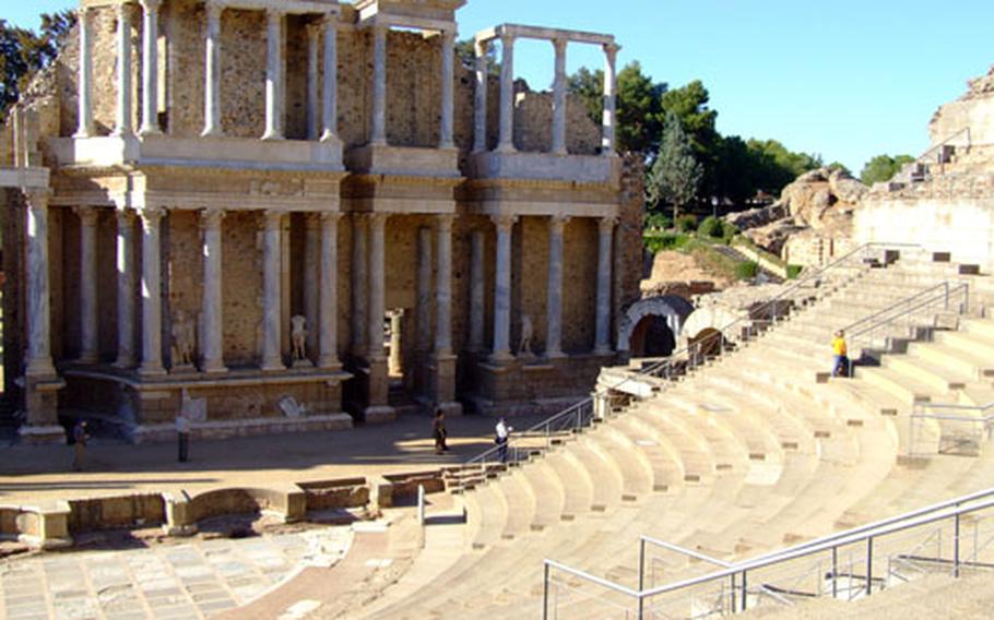 The Roman theater in the small city of Merida is still used annually for a drama festival.