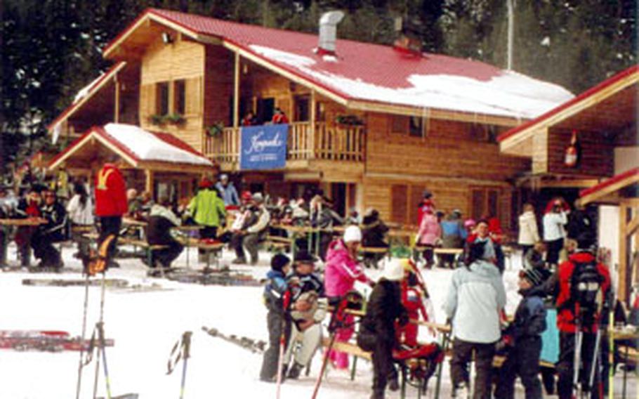 Restaurant facilities on the slopes of the Bansko resort offer Bulgarian specialties at reasonable prices.