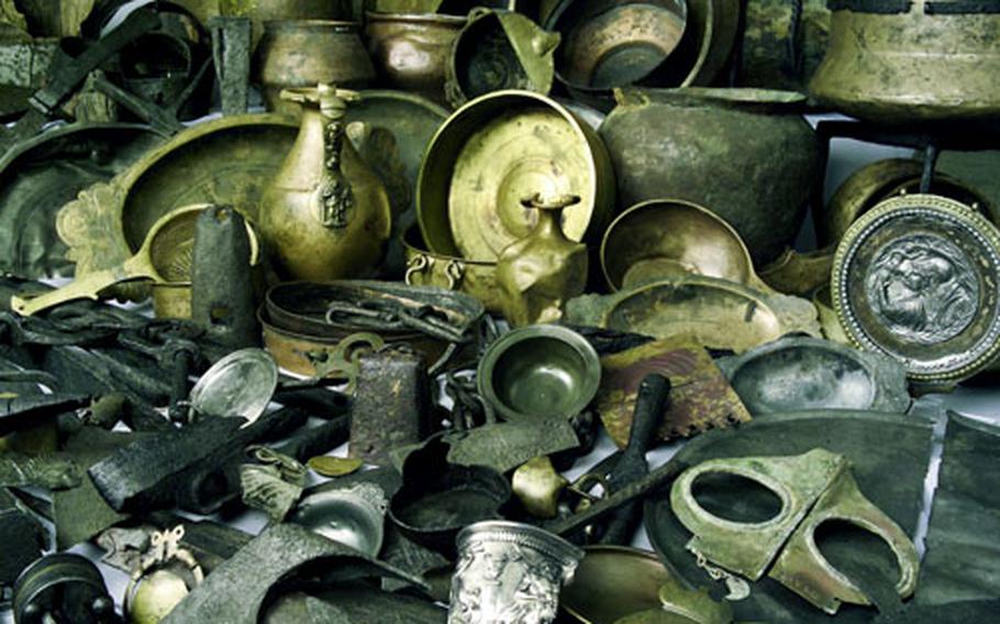 A third-century shipwreck left more than 1,000 items at the bottom of the Rhine, now on display at the Historiches Museum der Pfalz.