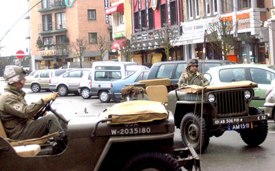 At major commemorative events, a visitor can always count on seeing dozens of World War II vehicles tooling around town and the backroads around Bastogne, Belgium.