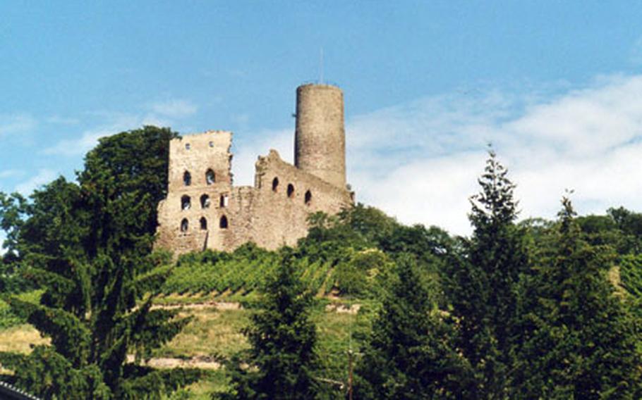 The ruins of the Strahlenburg fortress sit on a hillside above the town of Schriesheim. It offers views of the surrounding vineyards and country side from its grounds and the tower, which can be climbed for a minimal fee.