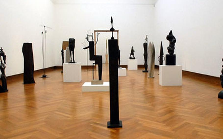 The Forest of Sculptures is a gift from the late collector Simon Spierer. Forty sculptures by such artists such as Henry Moore, Alberto Giacometti and Max Ernst are spread out over three rooms.