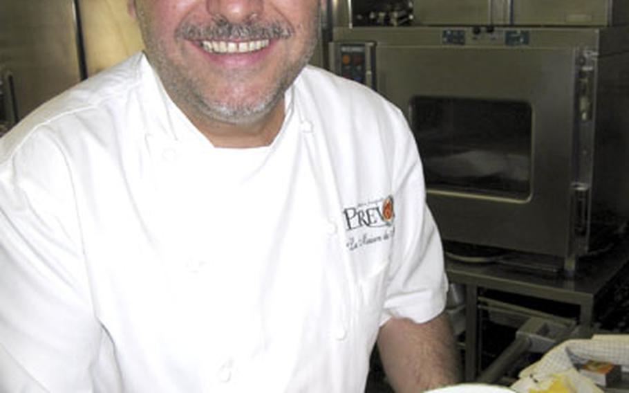 Chef Jean-Jacques Prévôt likes the challenge of cooking with melons. “I’m always trying new combinations. That’s what makes it interesting,” he says. He operates a restaurant in Cavaillon, France, called Prévôt Restaurant.