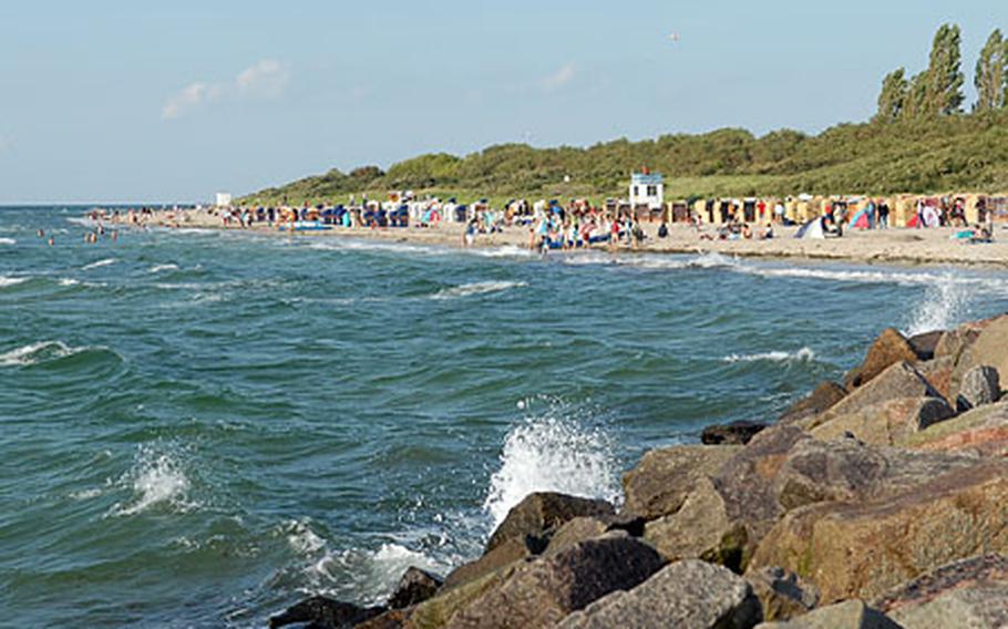 The beach at Timmendorf, on Insel Poel&#39;s west coast