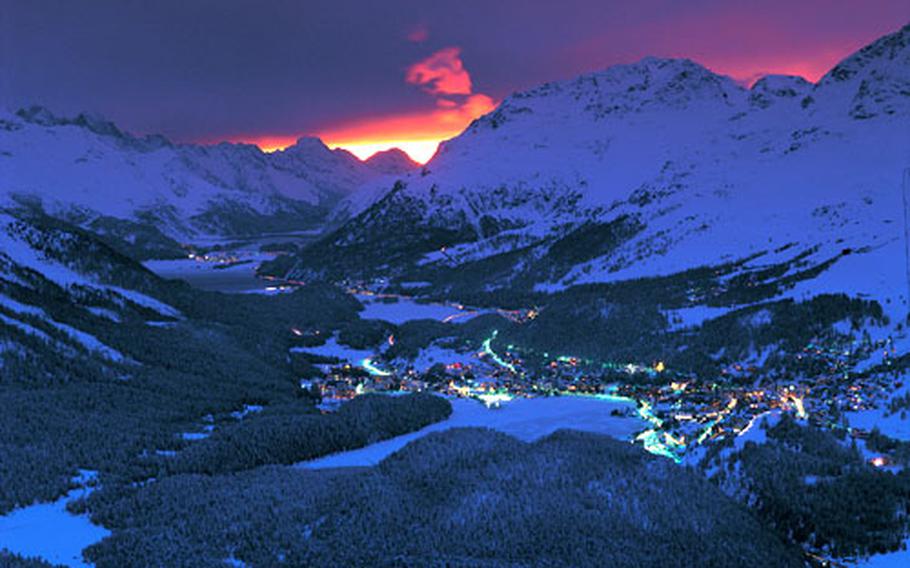 At night, partying comes alive along with skiing on the floodlit slopes.