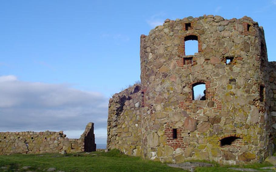 The ruins of Hammershus Slot, on the northwest corner of Bornholm, is a good place to explore or relax, depending on the weather and your mood.