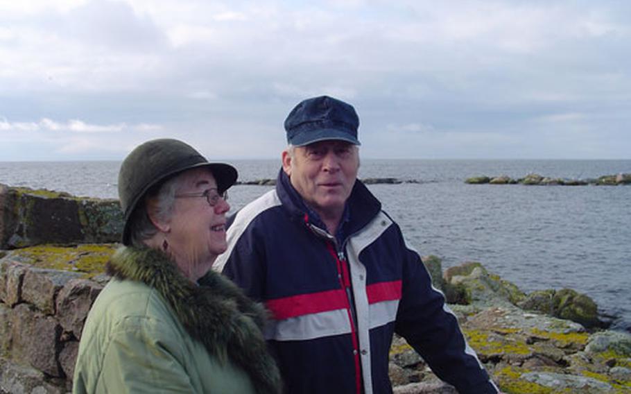 Bird-watchers take a break on the island of Frederiks∅, one of the tiny Ertholmene islands north of Bornholm.