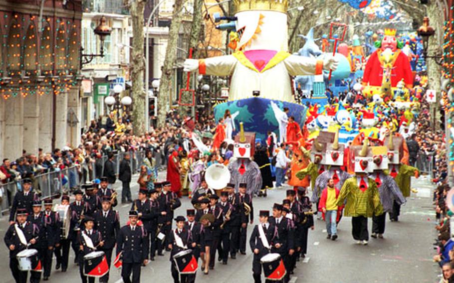 The Fat Tuesday Corso Final - or final parade - is a colorful affair in Nice, France.