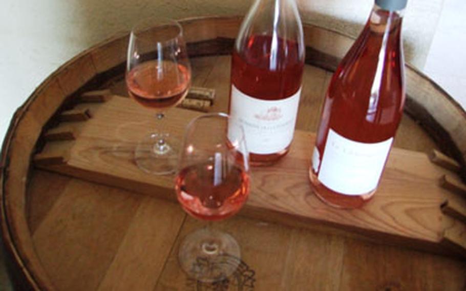 Rosé is a summer favorite in southern France. French rosés are dry, not sweet.