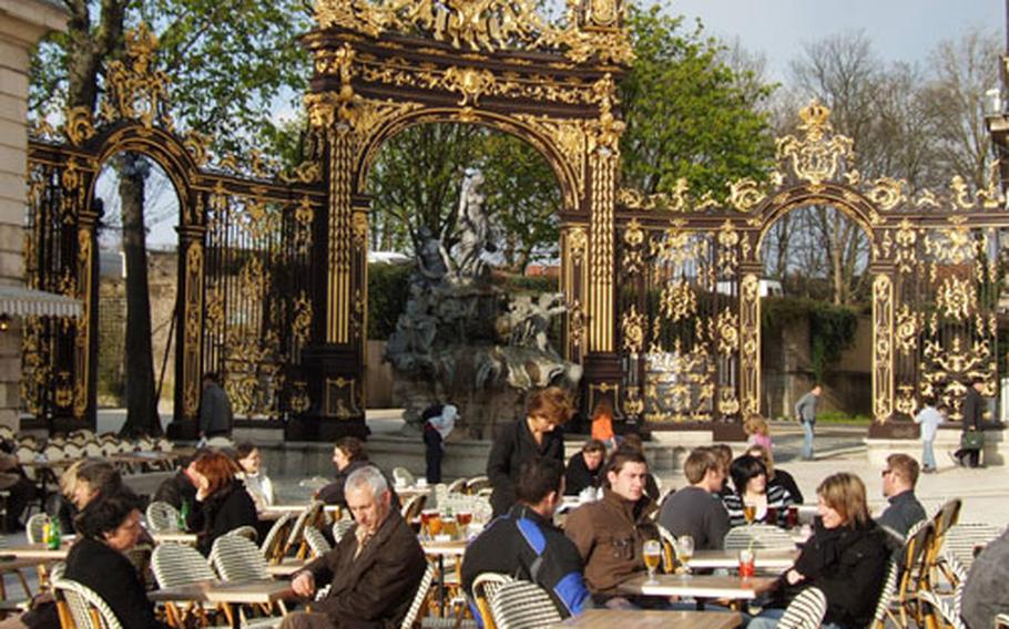 The Place Stanislas is the perfect place for a break at an outdoor café.