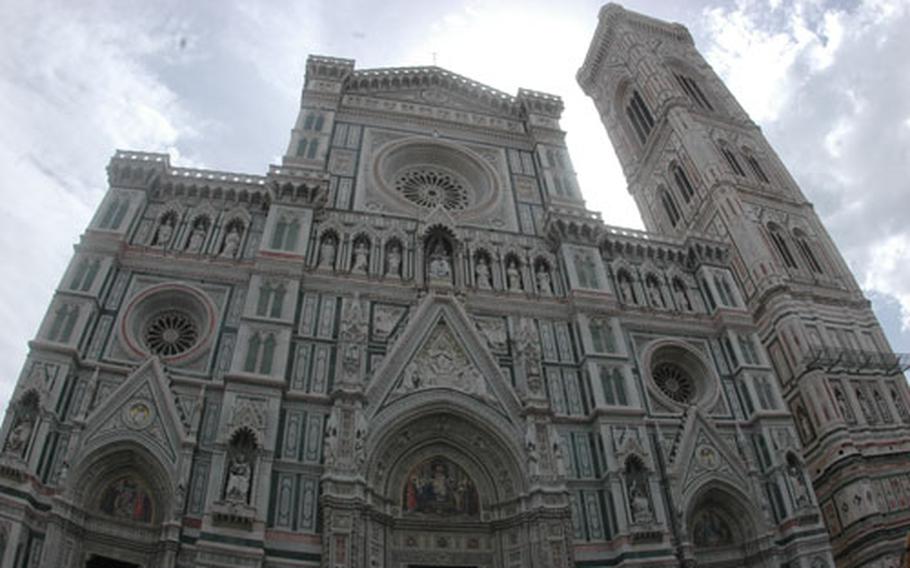 The breathtaking Duomo in the center of Florence’s pedestrian-friendly tourist zone is a definite must-see. The city&#39;s leather market, another city landmark, is nearby.