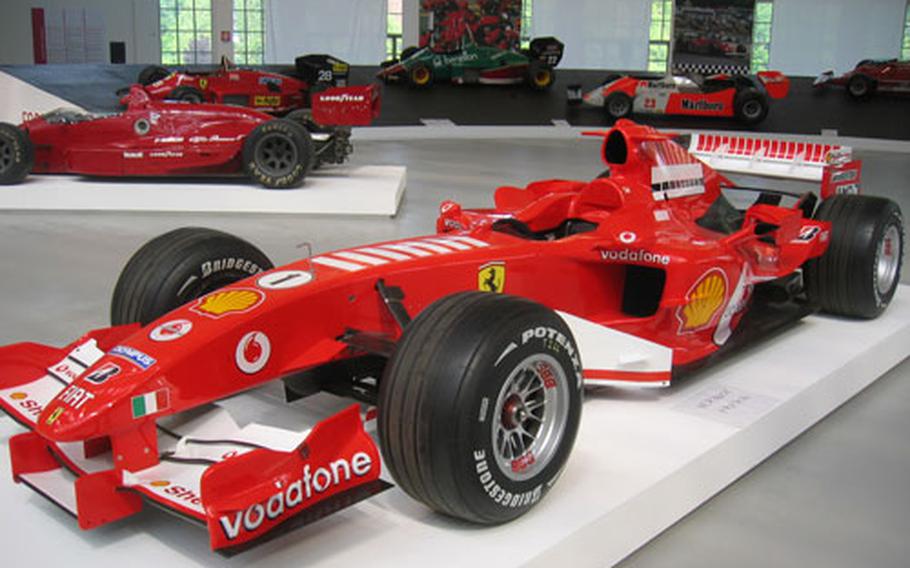 Michael Schumacher drove this 3-liter, 10 cylinder beast to a near-perfect Formula 1 season in 2005.