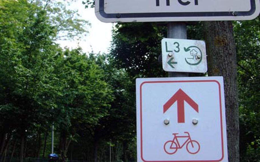 The bikes routes of Münsterland are well-marked with directional signs.
