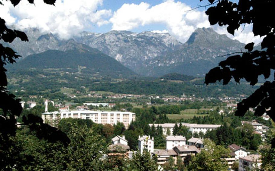 It’s hard to look anywhere in the city of Feltre, Italy, and not see the mountains dominating the scenery in the background. The city is located at the foot of the Dolomites mountain range a short drive away from Aviano and Vicenza.