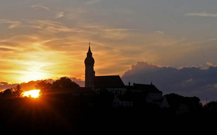 Cloister Andechs is located on a hill south of Munich overlooking Lake Ammersee. It is almost 600 years old and dates back to the 15th century.