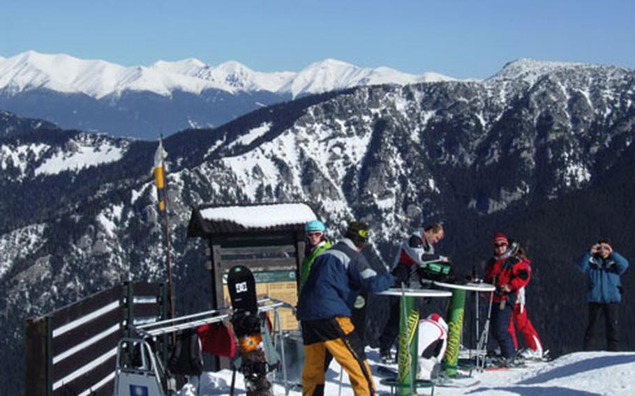 Jasná, the best and biggest of the Slovakian resorts, offers a variety of slopes for skiers and boarders.