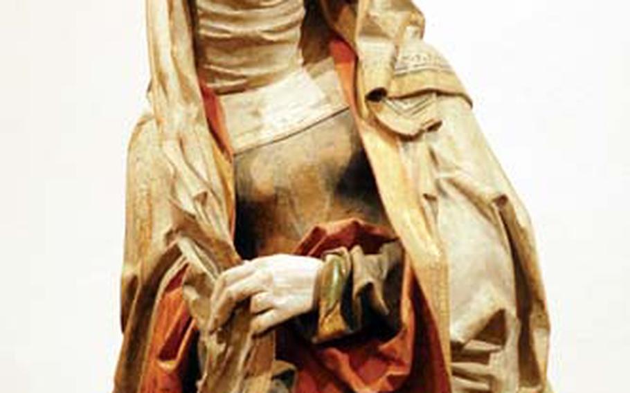 “Mary in Mourning,” by the great German sculptor Tilman Riemenschneider, is one of the highlights of the Mainfränkisches Museum, in Würzburg, Germany. It was created in about 1505 by the artist, who was also a prominent citizen of the city.